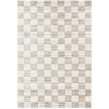 Mark&Day Area Rugs, 5x7 Yaakov Modern Medium Brown Area Rug (5'3" x 7')