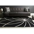 thumbnail image 1 of Mark&Day Wool Rugs, 5x8 Falher Modern Black Area Rug, Black White Carpet for Living Room, Bedroom or Kitchen (5' x 8'), 1 of 1