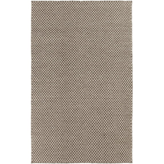 Mark&Day Wool Rugs, 5x8 Tranise Cottage Dark Brown Area Rug, Brown Ivory Carpet for Living Room, Bedroom or Kitchen (5' x 8')