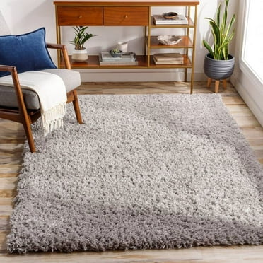 Mark&Day Area Rugs, 6ft Round Abraham Modern Gray Area Rug (6'7" Round)
