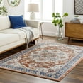 thumbnail image 1 of Mark&Day Area Rugs, 6ft Round Asbury Traditional Dark Red Area Rug, Red Beige Carpet for Living Room, Bedroom or Kitchen (6' Round), 1 of 5