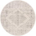 thumbnail image 1 of Mark&Day Area Rugs, 7ft Round Ulvend Traditional Cream Area Rug, White Grey Carpet for Living Room, Bedroom or Kitchen (6'7" Round), 1 of 7