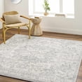 thumbnail image 1 of Mark&Day Area Rugs, 7x7 Clichy Traditional Medium Gray Square Area Rug, Grey Ivory Carpet for Living Room, Bedroom or Kitchen (6'7" Square), 1 of 7