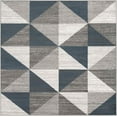 thumbnail image 1 of Mark&Day Area Rugs, 7x7 Davidson Modern Sky Blue/Navy Square Area Rug, Grey White Blue Carpet for Living Room, Bedroom or Kitchen (6'7" Square), 1 of 12