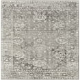 thumbnail image 1 of Mark&Day Area Rugs, 7x7 Kedrick Traditional Gray/Charcoal/White Square Area Rug, Grey White Black Carpet for Living Room, Bedroom or Kitchen (6'7" Square), 1 of 8