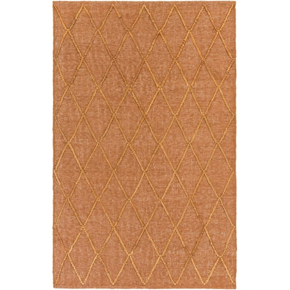 Mark&Day Area Rugs, 6x9 Banff Cottage Camel Burnt Orange Area Rug (6' x 9')