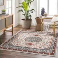 Mark&Day Area Rugs, 8x8 Forli Traditional Garnet Octagon Area Rug (8 ...