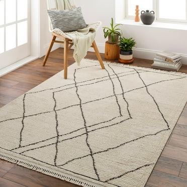 Mark&Day Area Rugs, 6x9 Conesville Global Ivory Area Rug (6'7" x 9')
