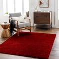 thumbnail image 1 of Mark&Day Area Rugs, 6x9 Dalon Modern Shag Cherry Area Rug, Red Carpet for Living Room, Bedroom or Kitchen (6'7" x 9'), 1 of 5