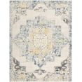thumbnail image 1 of Mark&Day Area Rugs, 7x9 Gard Traditional Sky Blue Area Rug, Grey Blue Yellow Carpet for Living Room, Bedroom or Kitchen (6'7" x 9'), 1 of 8