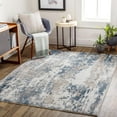 thumbnail image 1 of Mark&Day Area Rugs, 6x9 GRAF Modern Abstract Marble Cream Area Rug, Beige Blue Grey Marble Swirl Carpet for Living Room, Bedroom or Kitchen (6'7" x 9'), 1 of 3