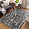 thumbnail image 1 of Mark&Day Area Rugs, 6x9 Grieth Modern Black Area Rug (6'7" x 9'), 1 of 1