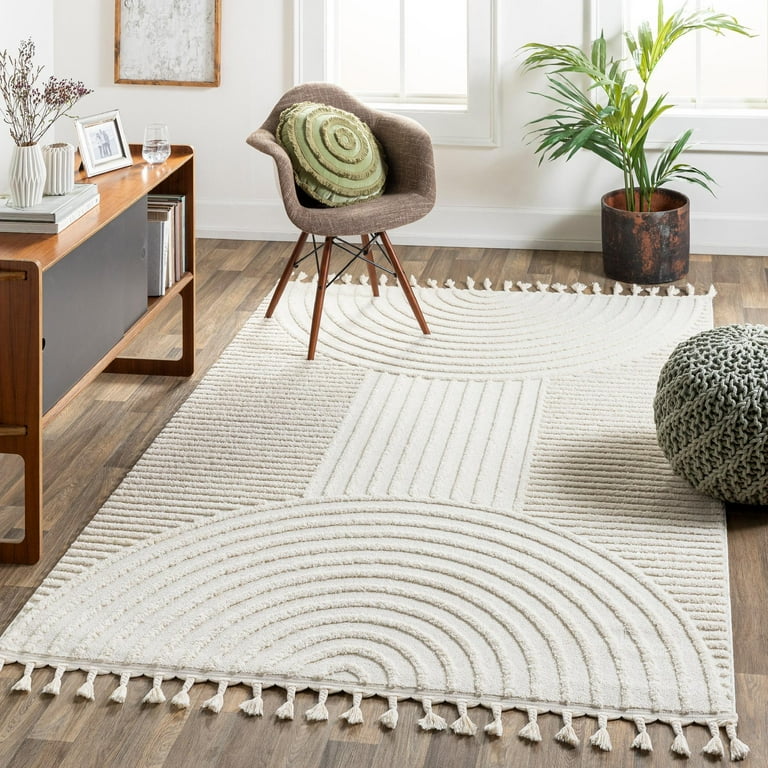 Area on sale rugs cream