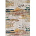 thumbnail image 1 of Mark&Day Area Rugs, 7x9 Leemberg Modern Saffron Area Rug, Cream Grey Beige Carpet for Living Room, Bedroom or Kitchen (6'7" x 9'6"), 1 of 5