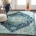 thumbnail image 1 of Mark&Day Area Rugs, 7x9 Metz Traditional Teal Area Rug, Blue Grey Carpet for Living Room, Bedroom or Kitchen (6'7" x 9'6"), 1 of 10