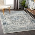 thumbnail image 1 of Mark&Day Area Rugs, 6x9 Milschot Traditional Navy Area Rug, Grey Blue White Carpet for Living Room, Bedroom or Kitchen (6'7" x 9'), 1 of 5