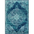 thumbnail image 1 of Mark&Day Area Rugs, 7x9 Radville Traditional Teal Area Rug, Blue Grey Carpet for Living Room, Bedroom or Kitchen (6'7" x 9'6"), 1 of 7
