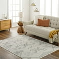 thumbnail image 1 of Mark&Day Area Rugs, 6x9 Shequila Global Gray Area Rug, Grey Off-White Carpet for Living Room, Bedroom or Kitchen (6'7" x 9'), 1 of 4