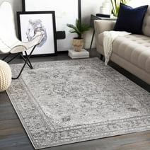 Mark&Day Area Rugs, 6x9 Terband Traditional Charcoal Area Rug (6'7" x 9')