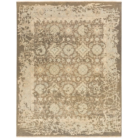 Mark&Day Wool Rugs, 6x9 Thibaud Traditional Camel Area Rug, Brown Beige Carpet for Living Room, Bedroom or Kitchen (6' x 9')