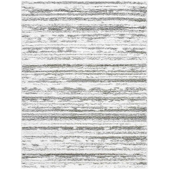 Mark&Day Area Rugs, 7x9 Hilbert Modern Cream/Gray Area Rug, Grey Cream Carpet for Living Room, Bedroom or Kitchen (6'7" x 9')