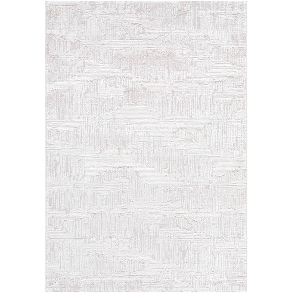 Mark&Day Area Rugs, 7x9 Iveth Modern Light Beige Area Rug, Ivory Cream White Carpet for Living Room, Bedroom or Kitchen (6'7" x 9')