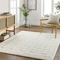 Mark&Day Area Rugs, 7x9 Lick Creek Modern Light Gray Area Rug (6'7" x 9')