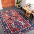 thumbnail image 1 of Mark&Day Area Rugs, 8x10 Mariahout Traditional Dark Red Area Rug, Red Blue Orange Carpet for Living Room, Bedroom or Kitchen (7'6" x 9'6"), 1 of 9