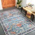 thumbnail image 1 of Mark&Day Area Rugs, 7x9 Meeren Traditional Navy Area Rug (7'6" x 9'6"), 1 of 6