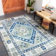 thumbnail image 1 of Mark&Day Area Rugs, 7x9 Megen Traditional Grass Green Area Rug (7'6" x 9'6"), 1 of 6