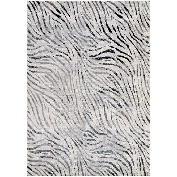 Mark&Day Area Rugs, 7x9 Shontell Modern Light Beige Area Rug, Cream Black Beige Carpet for Living Room, Bedroom or Kitchen (6'7" x 9')