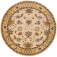 thumbnail image 1 of Mark&Day Wool Rugs, 8ft Round Didsbury Traditional Khaki Area Rug, Brown White Beige Carpet for Living Room, Bedroom or Kitchen (8' Round), 1 of 3