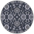 thumbnail image 1 of Mark&Day Wool Rugs, 8ft Round Eckville Traditional Charcoal Area Rug, Grey Carpet for Living Room, Bedroom or Kitchen (8' Round), 1 of 1