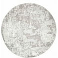 thumbnail image 1 of Mark&Day Area Rugs, 8ft Round Haakswold Modern Abstract Marble Shag Medium Gray Round Area Rug, Grey Black White Marble Swirl Carpet for Living Room, Bedroom or Kitchen (7'10" Round), 1 of 8