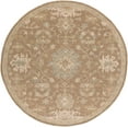 thumbnail image 1 of Mark&Day Wool Rugs, 8ft Round Marseille Traditional Camel Area Rug, Brown Grey Beige Carpet for Living Room, Bedroom or Kitchen (8' Round), 1 of 7