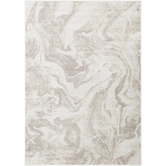 Mark&Day Area Rugs, 8x10 Abran Modern Light Gray Area Rug, Grey Brown Carpet for Living Room, Bedroom or Kitchen (7'10" x 10')