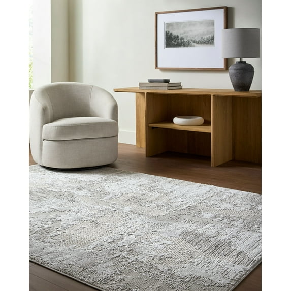 Mark&Day Area Rugs, 8x10 Alton Modern Medium Brown Area Rug, Silver Grey Carpet for Living Room, Bedroom or Kitchen (7'10" x 10')