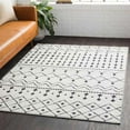 thumbnail image 1 of Mark&Day Area Rugs, 8x10 Ava Global Black/Charcoal Area Rug, Black Off-White Carpet for Living Room, Bedroom or Kitchen (7'10" x 10'3"), 1 of 6