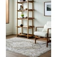 thumbnail image 1 of Mark&Day Area Rugs, 8x10 Chistina Traditional Dark Brown Area Rug, Dark Brown Cream Oatmeal Carpet for Living Room, Bedroom or Kitchen (7'10" x 10'), 1 of 3