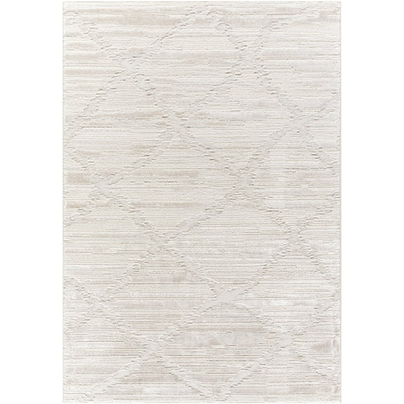 Mark&Day Area Rugs, 8x10 Darina Modern Light Beige Area Rug, Silver White Ash Carpet for Living Room, Bedroom or Kitchen (7'10" x 10')
