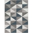 thumbnail image 1 of Mark&Day Area Rugs, 8x10 Davidson Modern Sky Blue/Navy Area Rug, Grey White Blue Carpet for Living Room, Bedroom or Kitchen (7'10" x 10'2"), 1 of 12