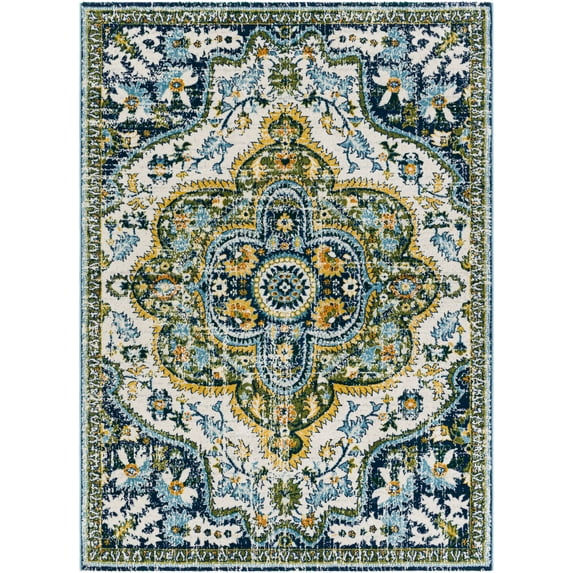 Mark&Day Area Rugs, 8x10 Deinum Traditional Grass Green Area Rug (7'10" x 10')