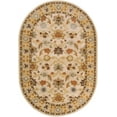 thumbnail image 1 of Mark&Day Wool Rugs, 8x10 Didsbury Traditional Khaki Oval Area Rug, Brown White Beige Carpet for Living Room, Bedroom or Kitchen (8' x 10' Oval), 1 of 3