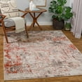 thumbnail image 1 of Mark&Day Area Rugs, 8x10 East Alton Modern Shag Light Red Area Rug, Red Grey Cream Carpet for Living Room, Bedroom or Kitchen (7'10" x 10'3"), 1 of 4