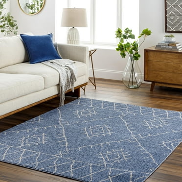 Mark&Day Area Rugs, 8x10 East Holman Global Denim Area Rug (7'10" x 10')