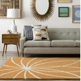 thumbnail image 1 of Mark&Day Area Rugs, 8x10 Falher Modern Burnt Orange Kidney Area Rug (8' x 10' Kidney), 1 of 3