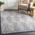 thumbnail image 1 of Mark&Day Area Rugs, 8x10 Geelbroek Traditional Navy Area Rug, Blue Beige Grey Carpet for Living Room, Bedroom or Kitchen (7'10" x 10'2"), 1 of 7