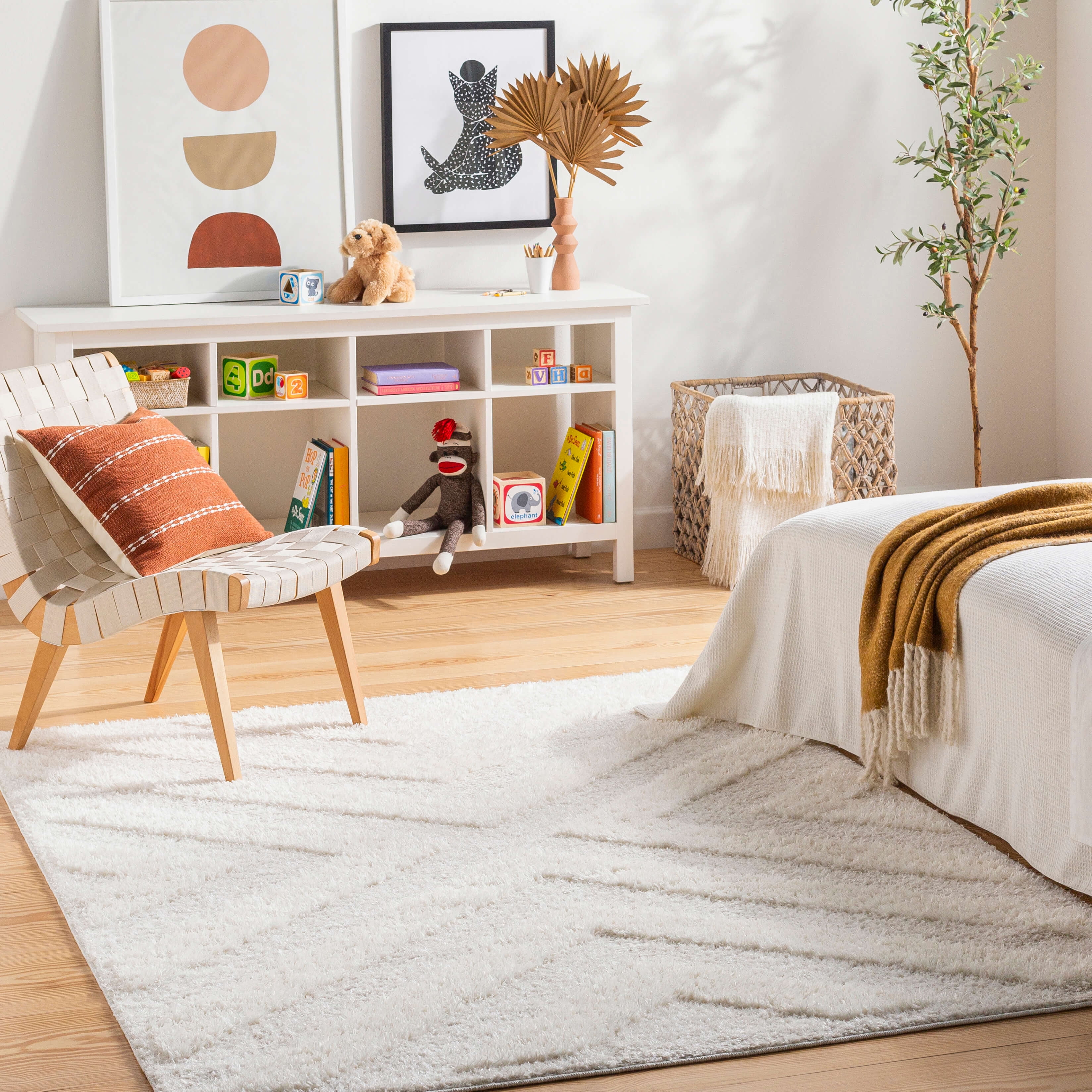 Mark&Day Area Rugs, 8x10 Kensington Modern Light Gray Area Rug (7'10" x