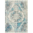 thumbnail image 1 of Mark&Day Area Rugs, 8x10 Kuivezand Traditional Teal Area Rug, Blue Grey Brown Carpet for Living Room, Bedroom or Kitchen (7'10" x 10'3"), 1 of 2