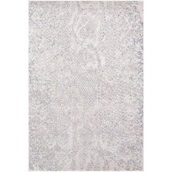 Mark&Day Area Rugs, 8x10 Kyeshia Modern Light Gray Area Rug, Ivory Cream Grey Carpet for Living Room, Bedroom or Kitchen (7'10" x 10')